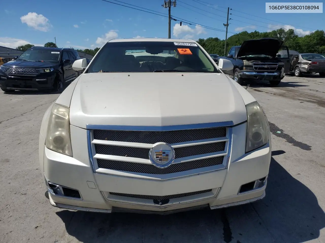 2012 Cadillac Cts Premium Collection VIN: 1G6DP5E38C0108094 Lot: 56283735
