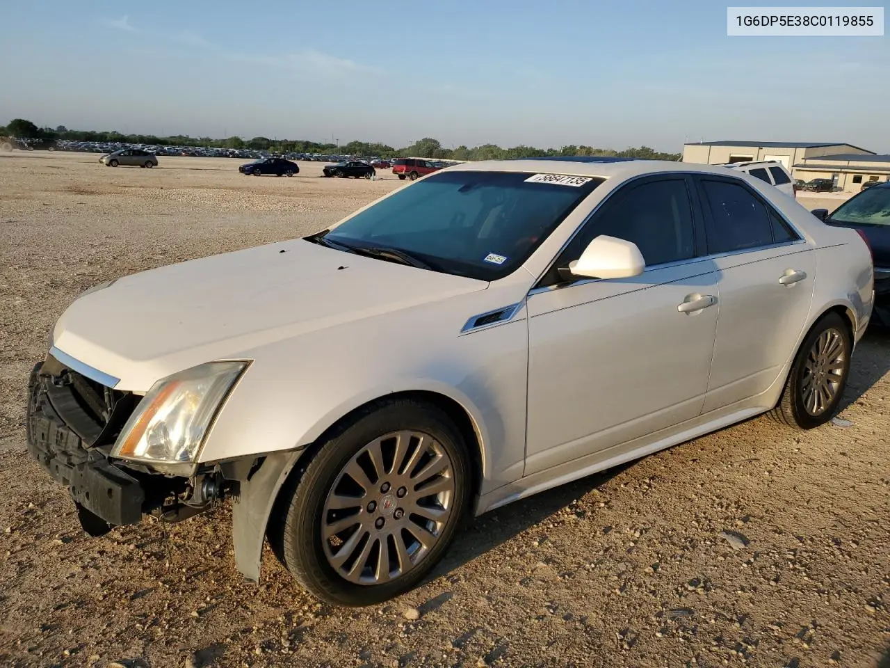 2012 Cadillac Cts Premium Collection VIN: 1G6DP5E38C0119855 Lot: 56647135