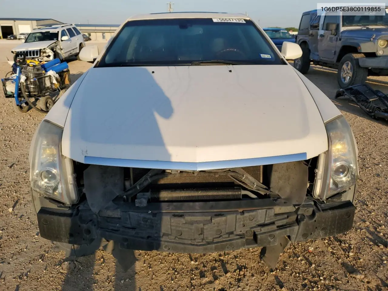 2012 Cadillac Cts Premium Collection VIN: 1G6DP5E38C0119855 Lot: 56647135