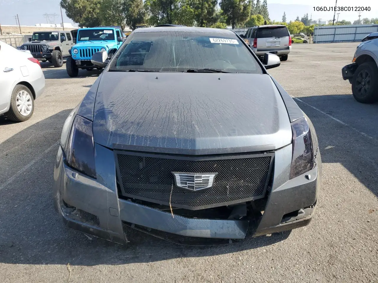 2012 Cadillac Cts Performance Collection VIN: 1G6DJ1E38C0122040 Lot: 62269735