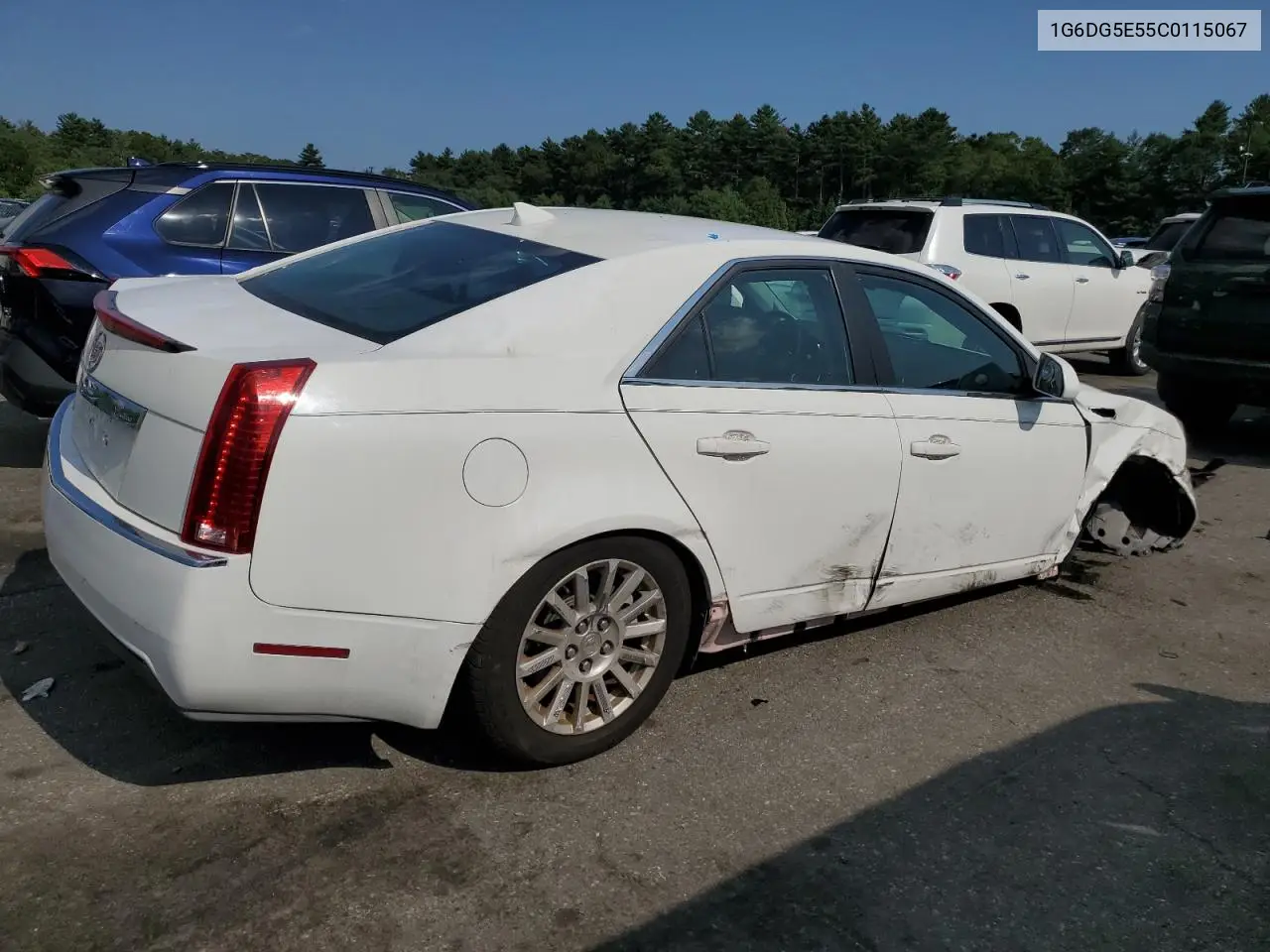 2012 Cadillac Cts Luxury Collection VIN: 1G6DG5E55C0115067 Lot: 63516875
