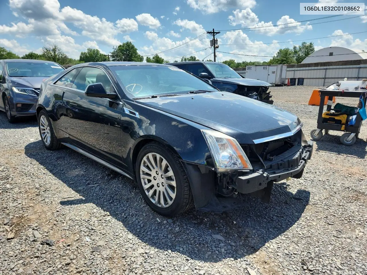 2012 Cadillac Cts Performance Collection VIN: 1G6DL1E32C0108662 Lot: 64163945