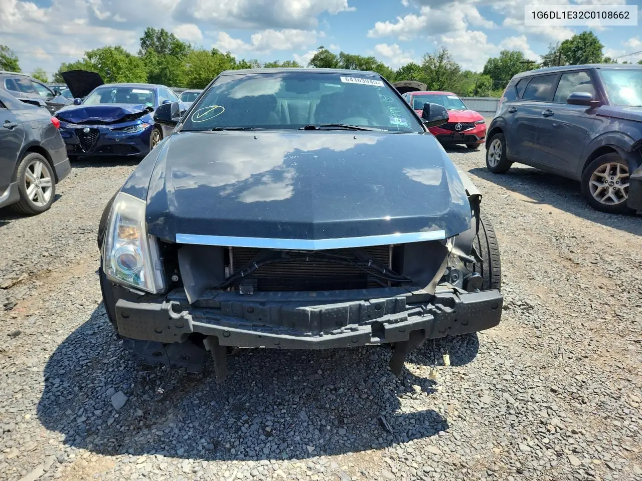 2012 Cadillac Cts Performance Collection VIN: 1G6DL1E32C0108662 Lot: 64163945