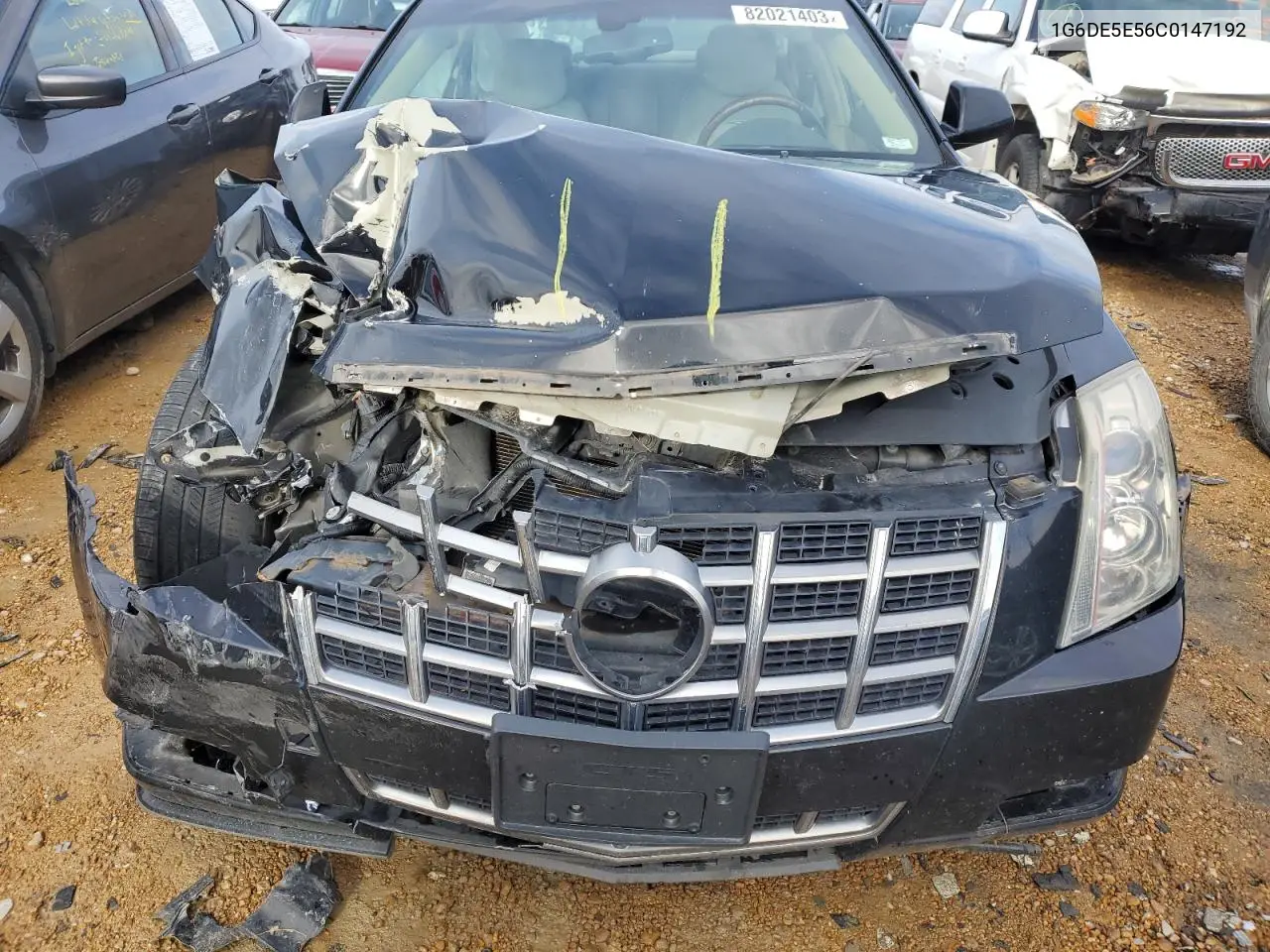2012 Cadillac Cts Luxury Collection VIN: 1G6DE5E56C0147192 Lot: 82021403