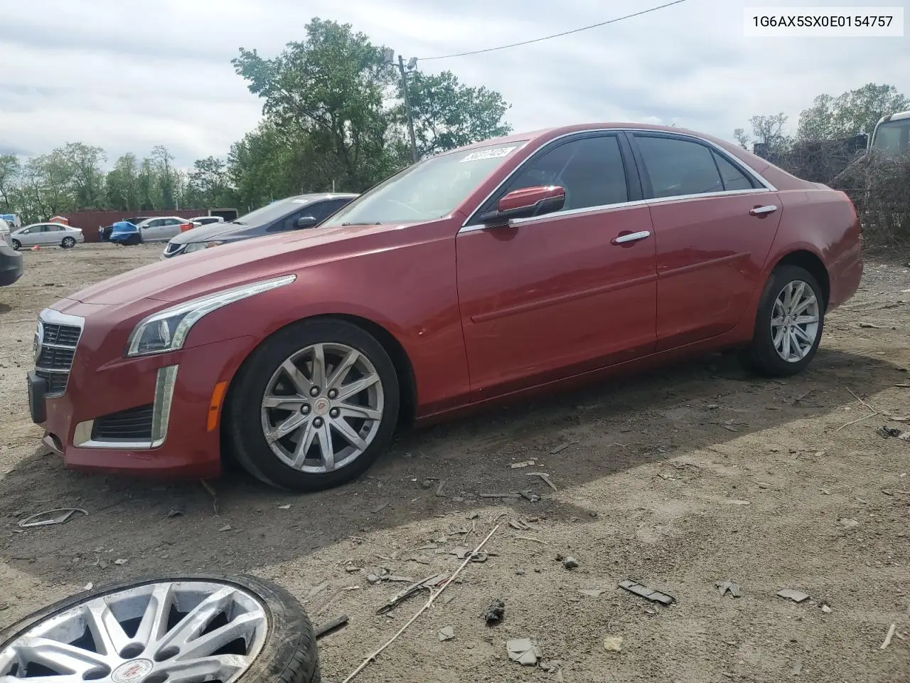 2014 Cadillac Cts Luxury Collection VIN: 1G6AX5SX0E0154757 Lot: 56317425
