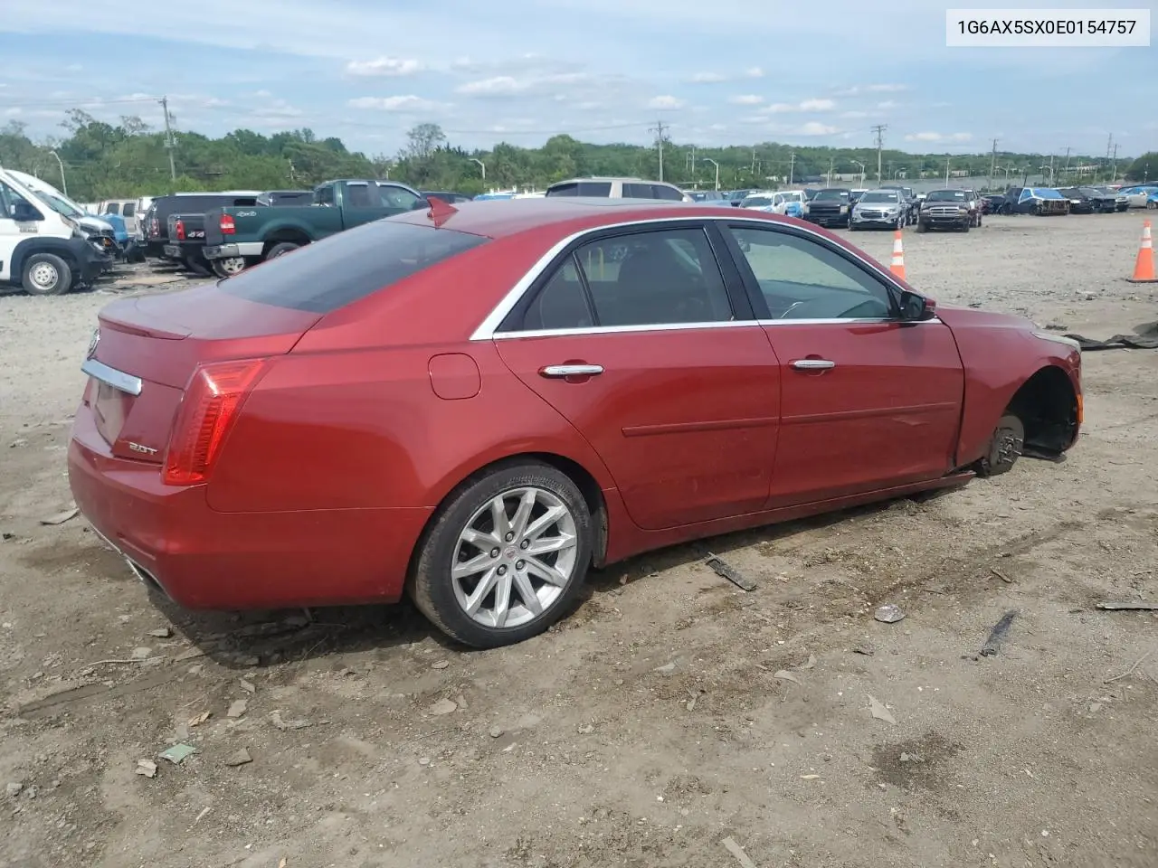 2014 Cadillac Cts Luxury Collection VIN: 1G6AX5SX0E0154757 Lot: 56317425