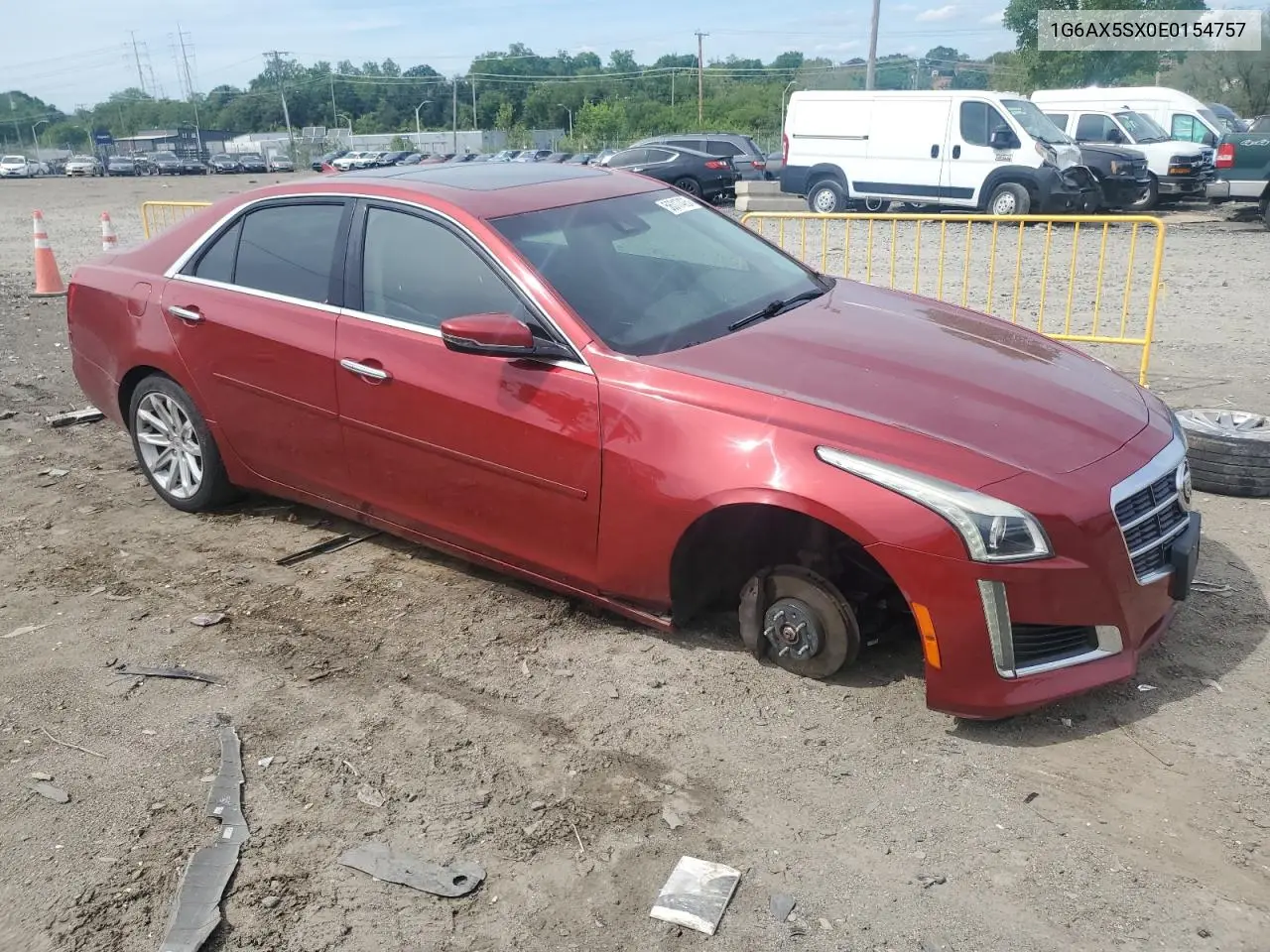 2014 Cadillac Cts Luxury Collection VIN: 1G6AX5SX0E0154757 Lot: 56317425