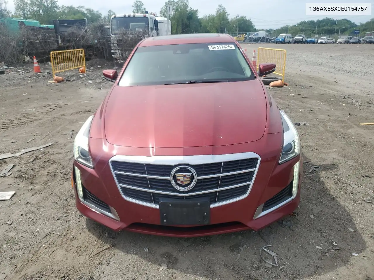 2014 Cadillac Cts Luxury Collection VIN: 1G6AX5SX0E0154757 Lot: 56317425