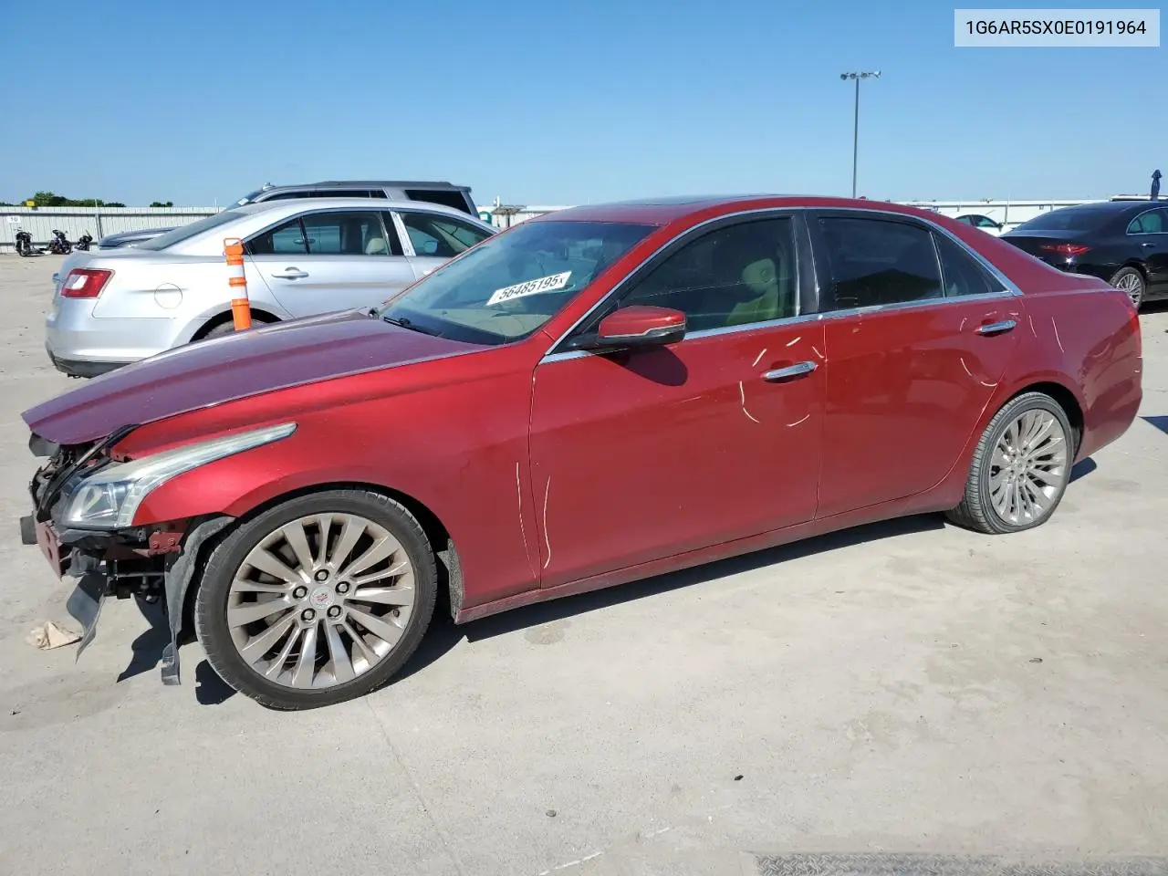 2014 Cadillac Cts Luxury Collection VIN: 1G6AR5SX0E0191964 Lot: 56485195
