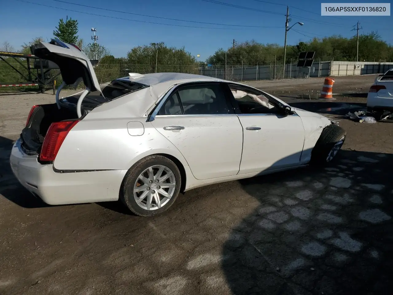 2015 Cadillac Cts VIN: 1G6AP5SXXF0136820 Lot: 54666385