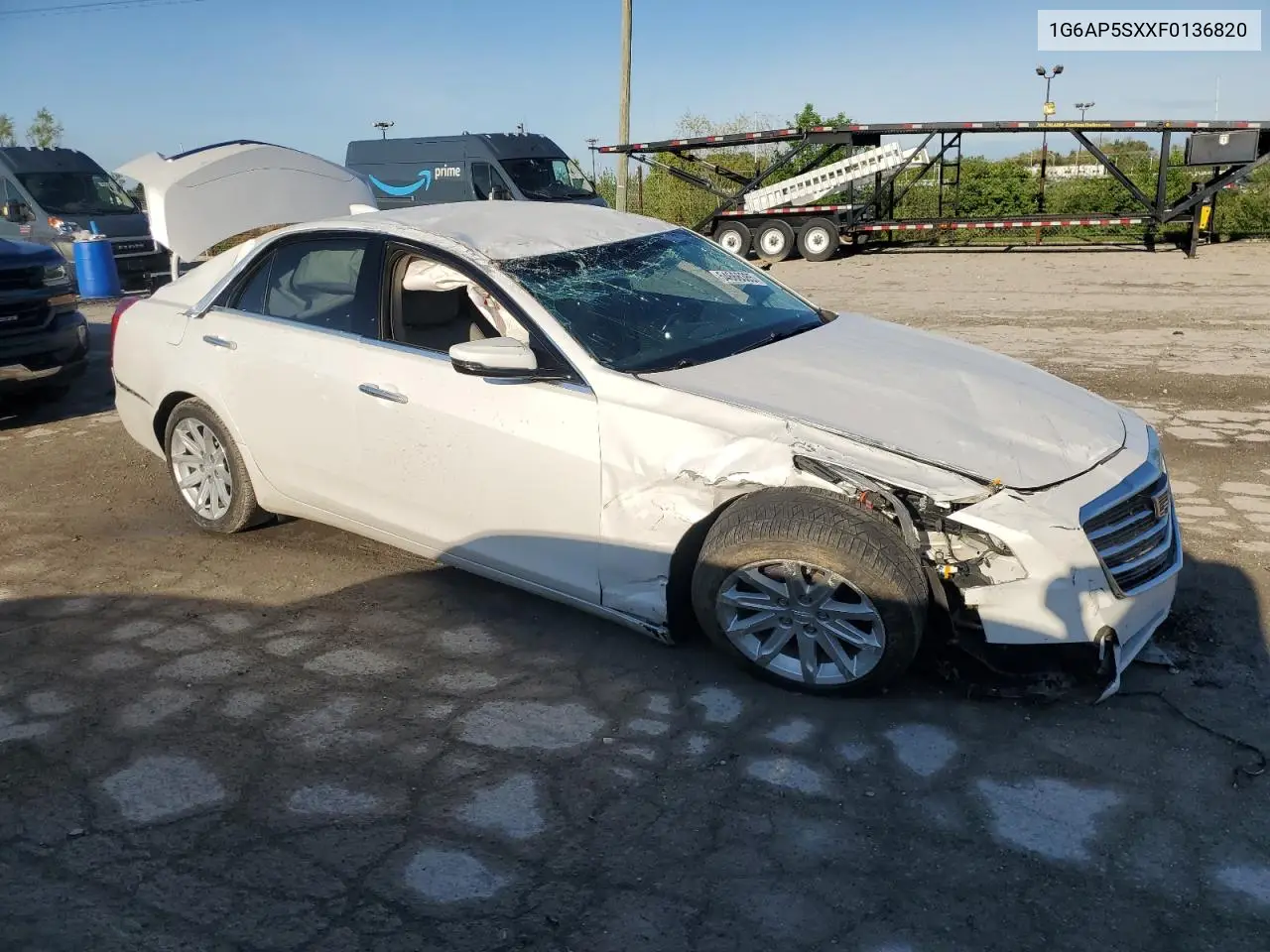 2015 Cadillac Cts VIN: 1G6AP5SXXF0136820 Lot: 54666385
