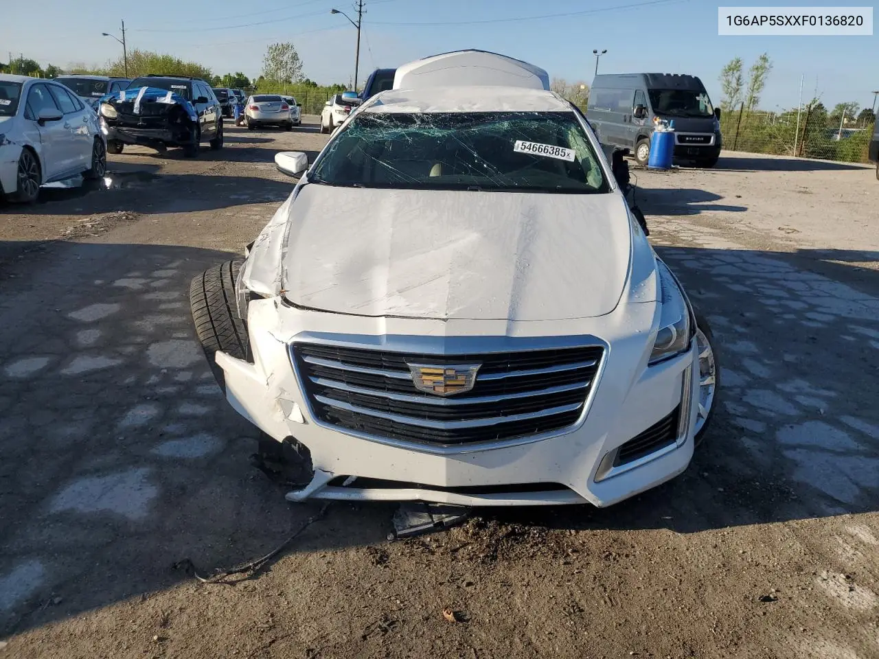 2015 Cadillac Cts VIN: 1G6AP5SXXF0136820 Lot: 54666385