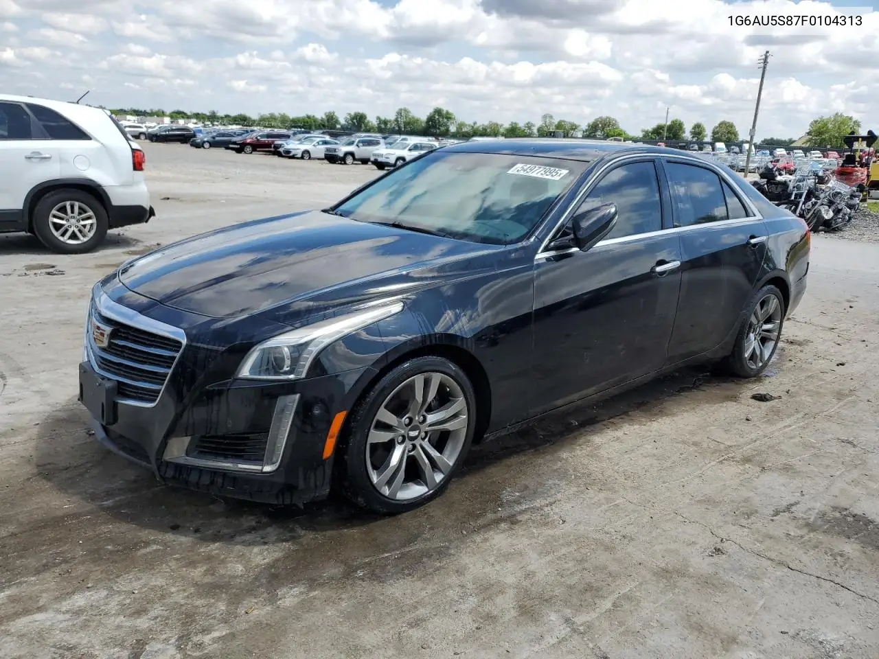 2015 Cadillac Cts Vsport VIN: 1G6AU5S87F0104313 Lot: 54977995