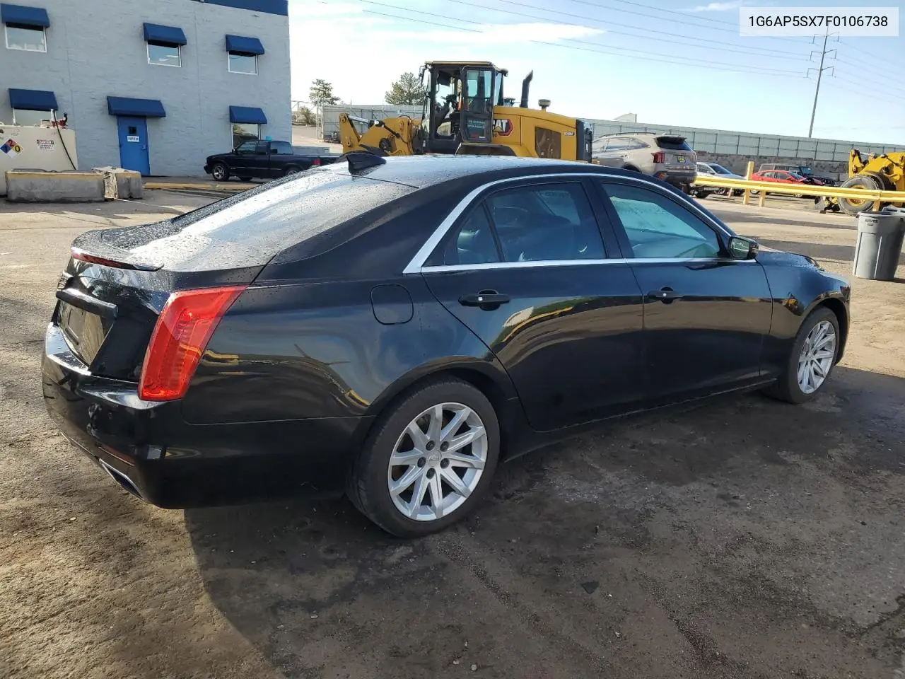 2015 Cadillac Cts VIN: 1G6AP5SX7F0106738 Lot: 55088635