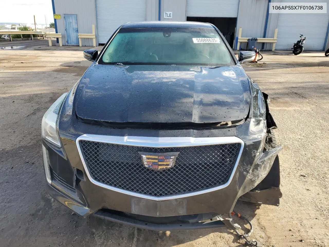 2015 Cadillac Cts VIN: 1G6AP5SX7F0106738 Lot: 55088635