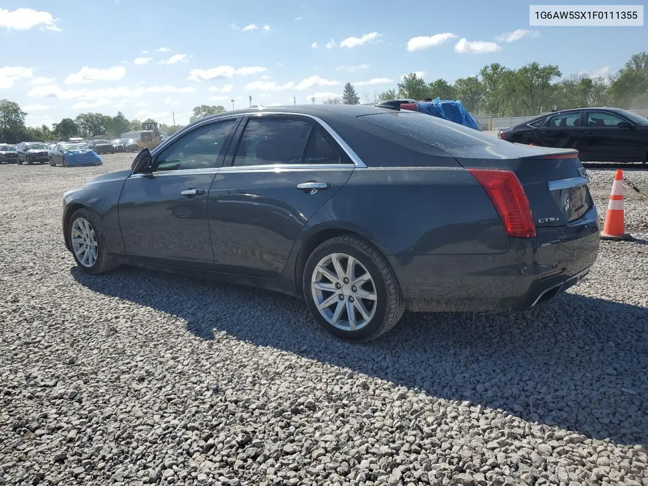2015 Cadillac Cts VIN: 1G6AW5SX1F0111355 Lot: 55917915