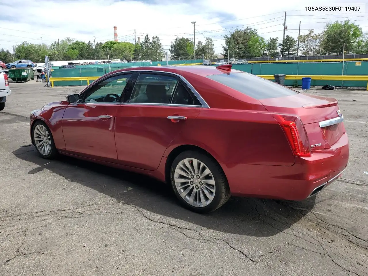 2015 Cadillac Cts Performance Collection VIN: 1G6AS5S30F0119407 Lot: 57049565