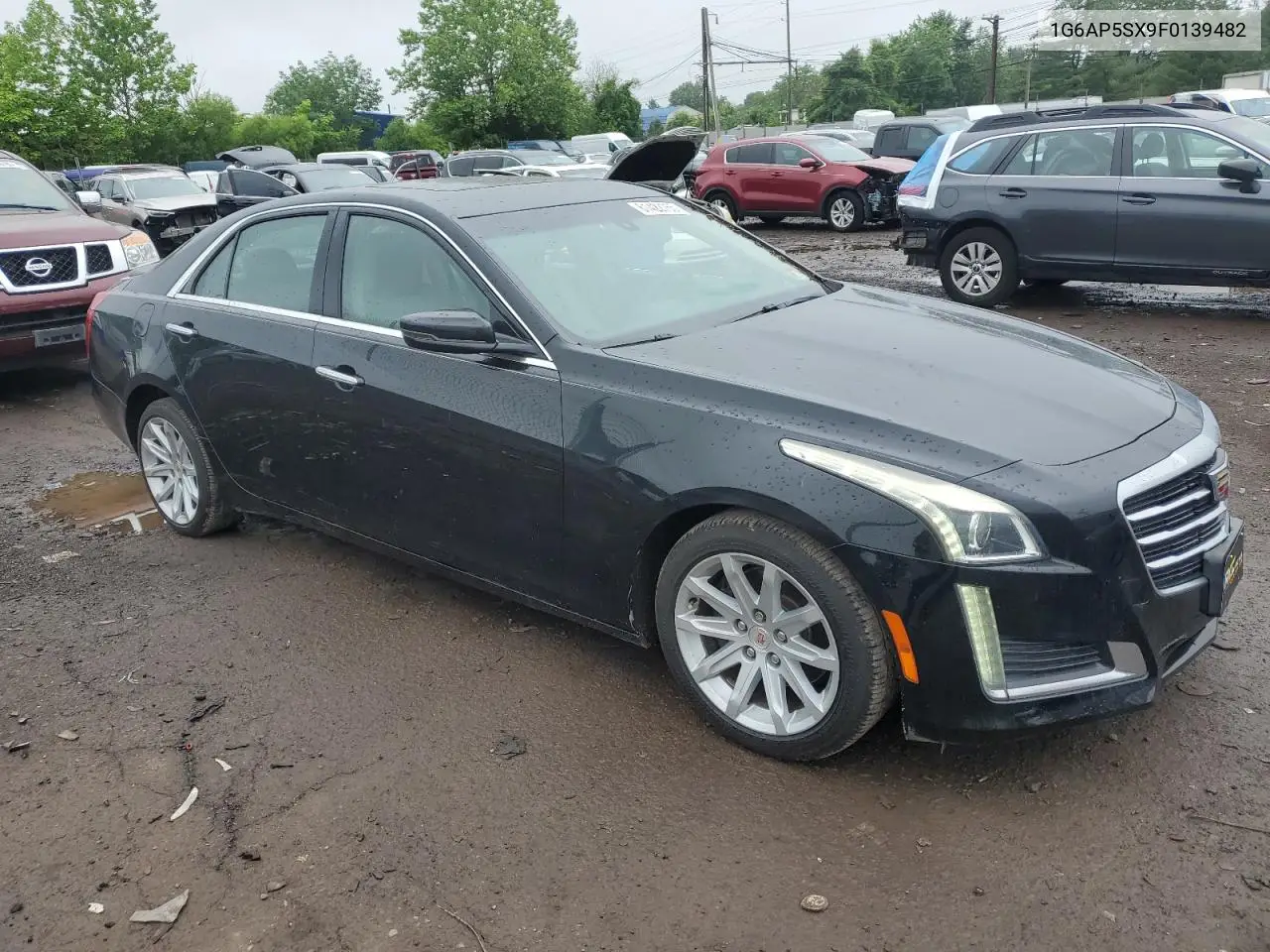 2015 Cadillac Cts VIN: 1G6AP5SX9F0139482 Lot: 61422755