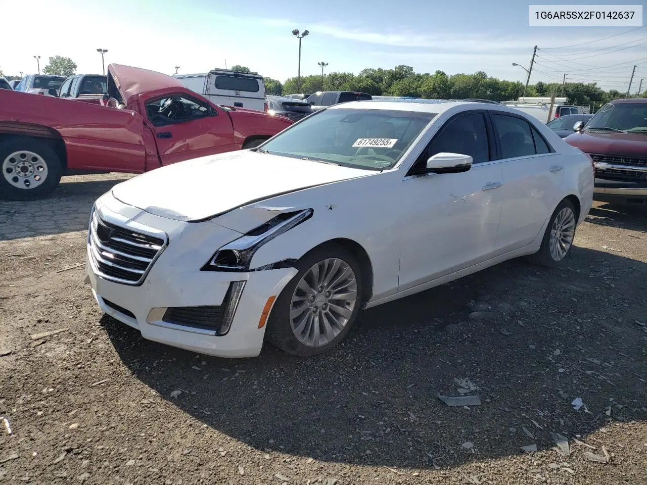2015 Cadillac Cts Luxury Collection VIN: 1G6AR5SX2F0142637 Lot: 61749255
