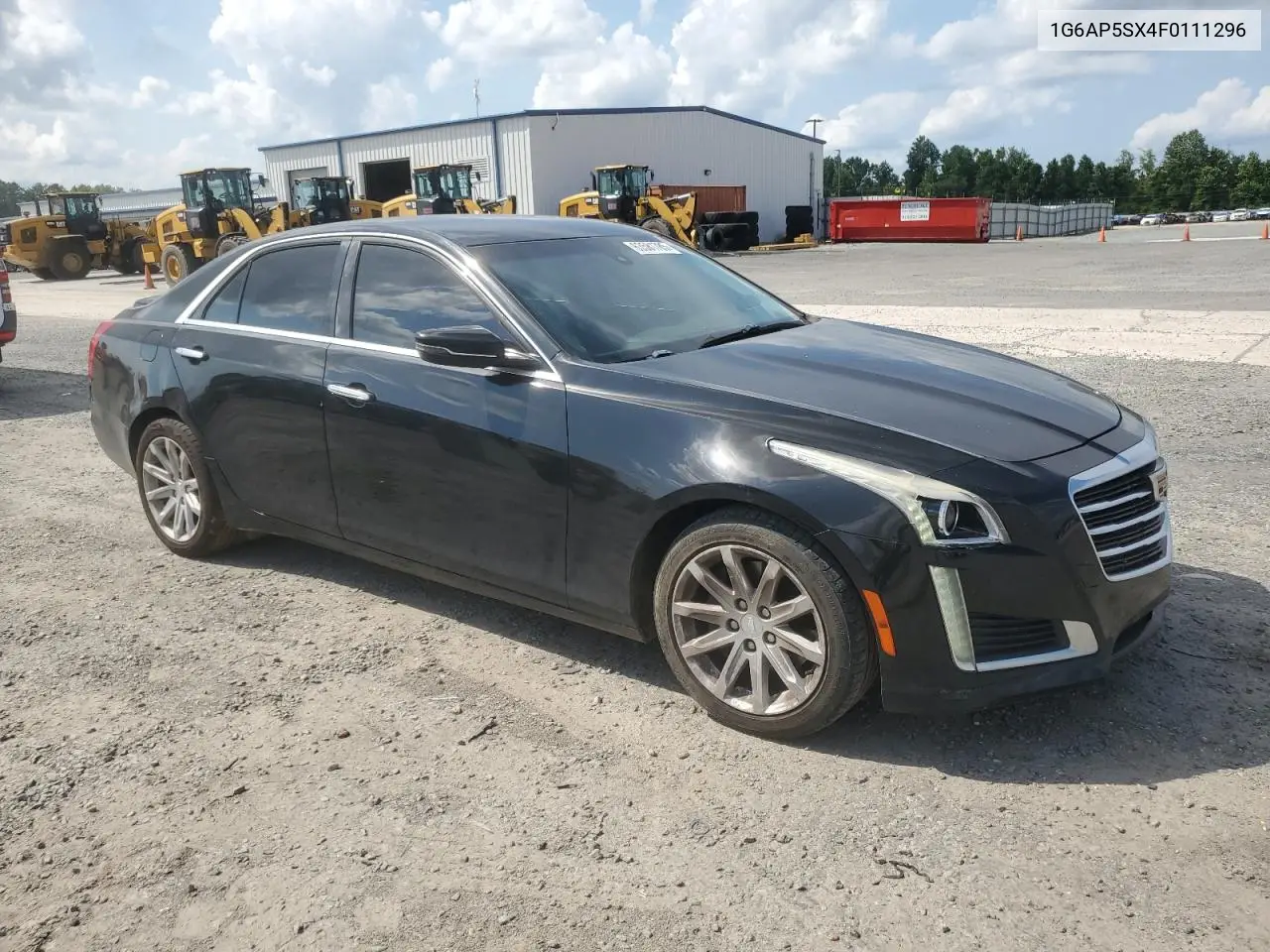 2015 Cadillac Cts VIN: 1G6AP5SX4F0111296 Lot: 63581785