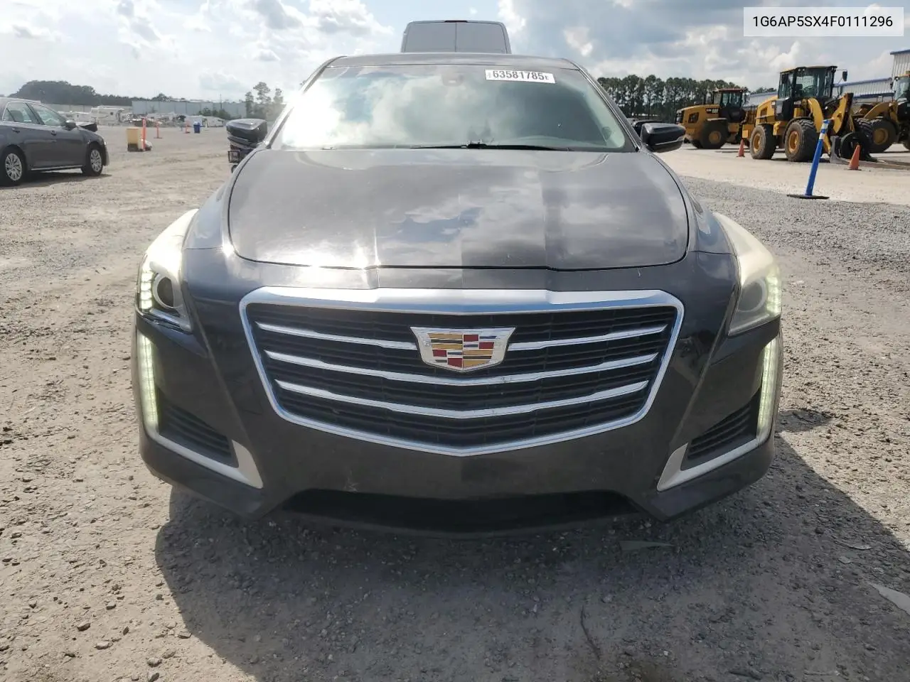2015 Cadillac Cts VIN: 1G6AP5SX4F0111296 Lot: 63581785