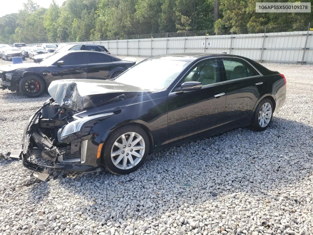 2016 Cadillac Cts VIN: 1G6AP5SX5G0109378 Lot: 54680175