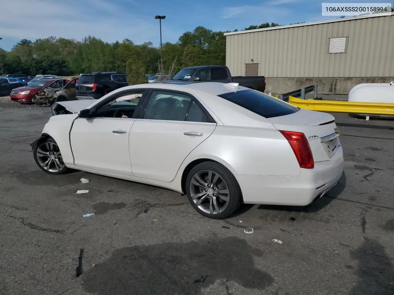 2016 Cadillac Cts Luxury Collection VIN: 1G6AX5SS2G0158994 Lot: 55741425