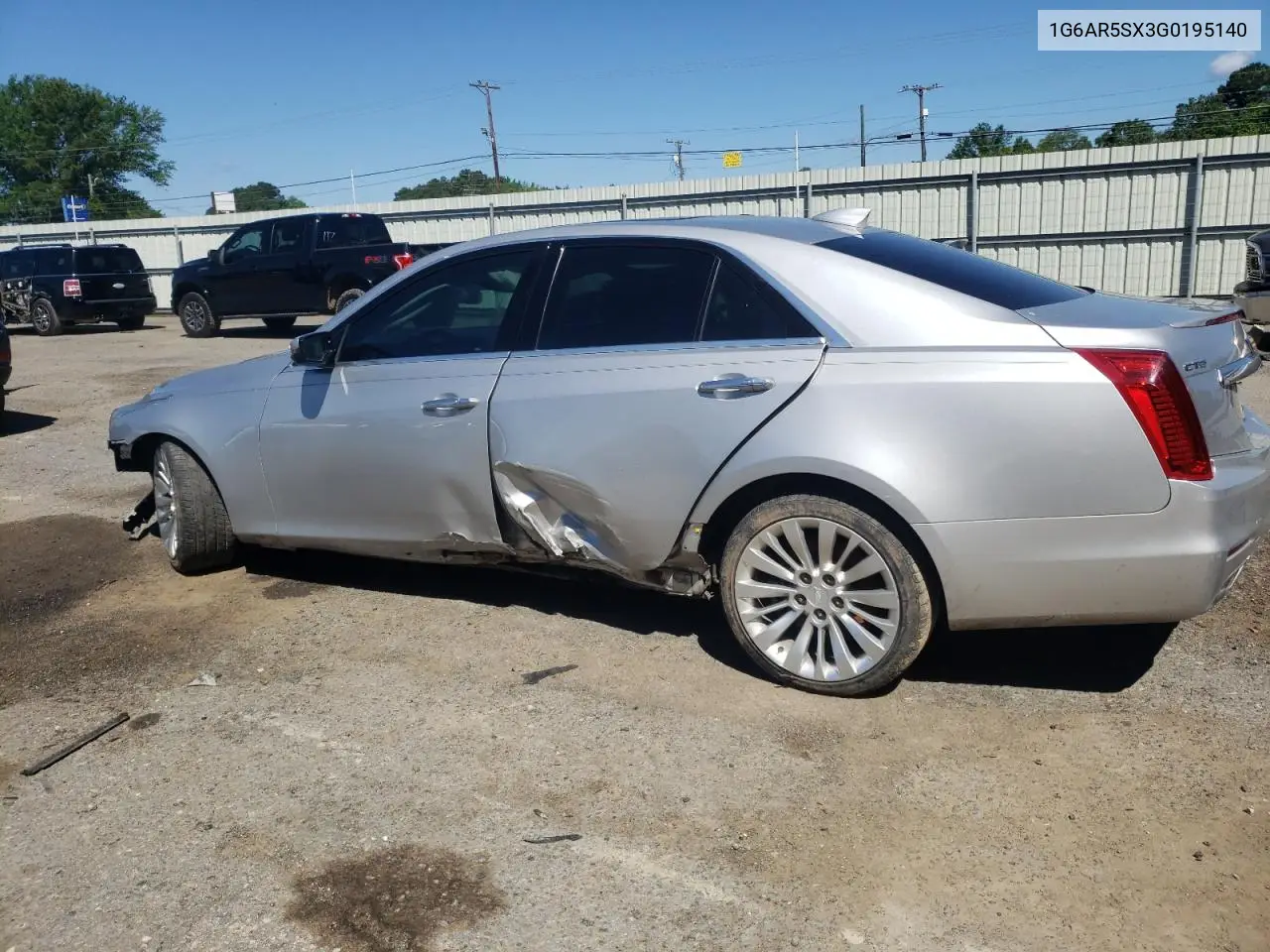 2016 Cadillac Cts Luxury Collection VIN: 1G6AR5SX3G0195140 Lot: 56109875