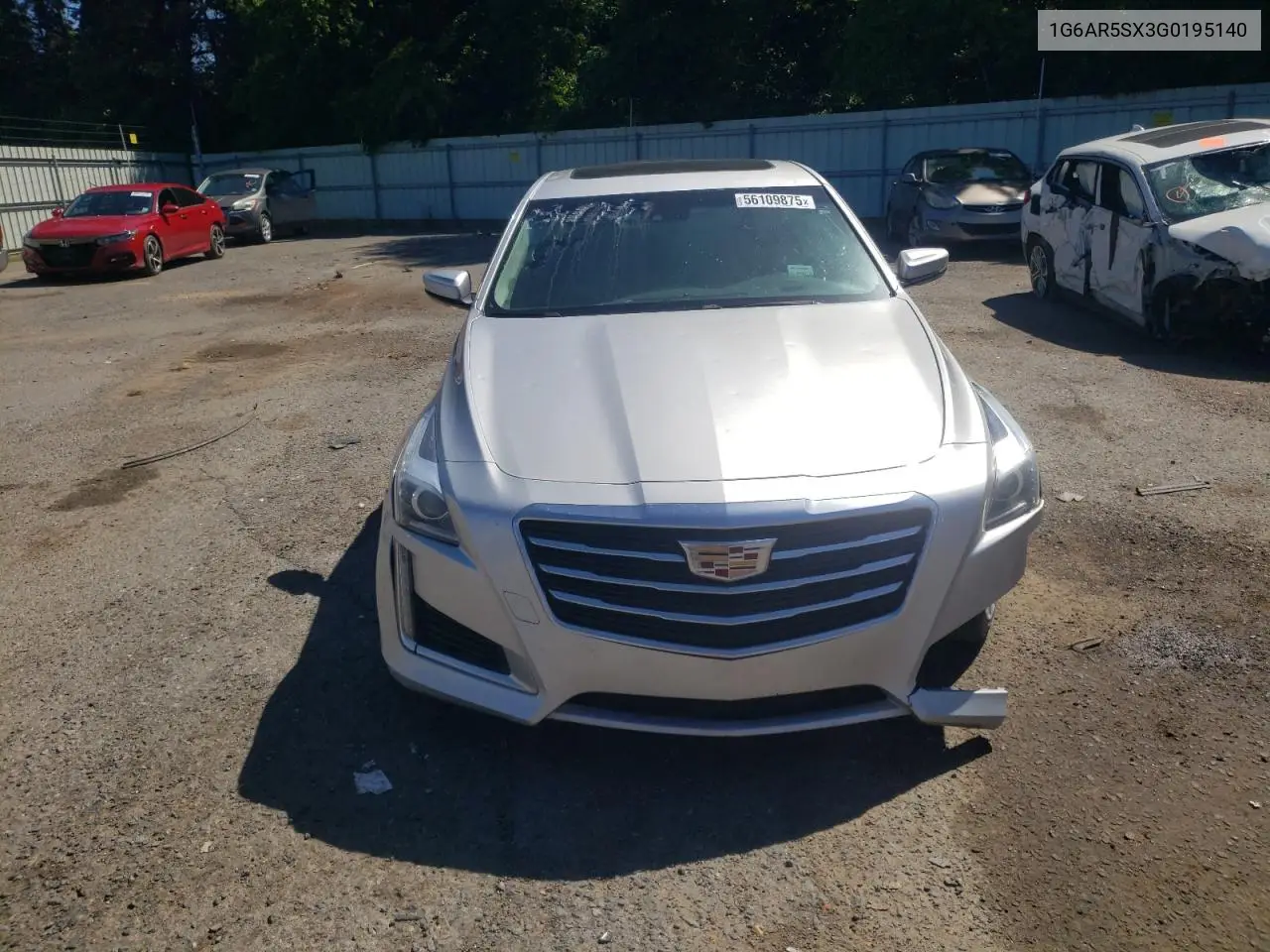 2016 Cadillac Cts Luxury Collection VIN: 1G6AR5SX3G0195140 Lot: 56109875