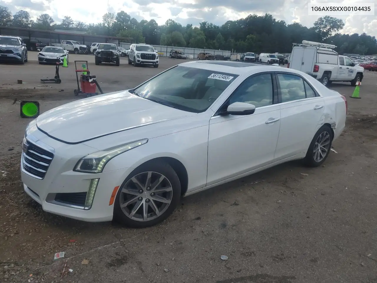 2016 Cadillac Cts Luxury Collection VIN: 1G6AX5SXXG0104435 Lot: 56112465