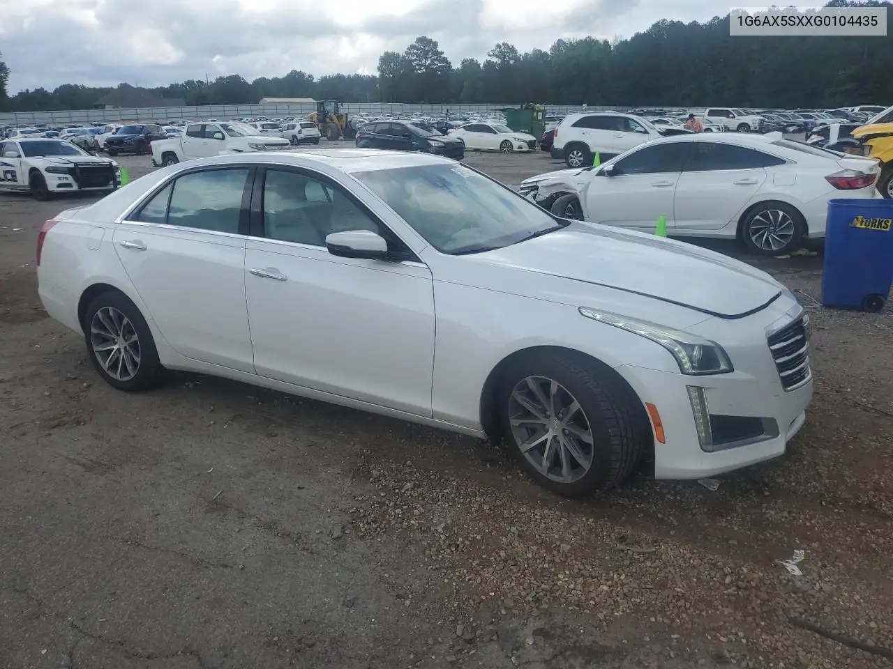 2016 Cadillac Cts Luxury Collection VIN: 1G6AX5SXXG0104435 Lot: 56112465