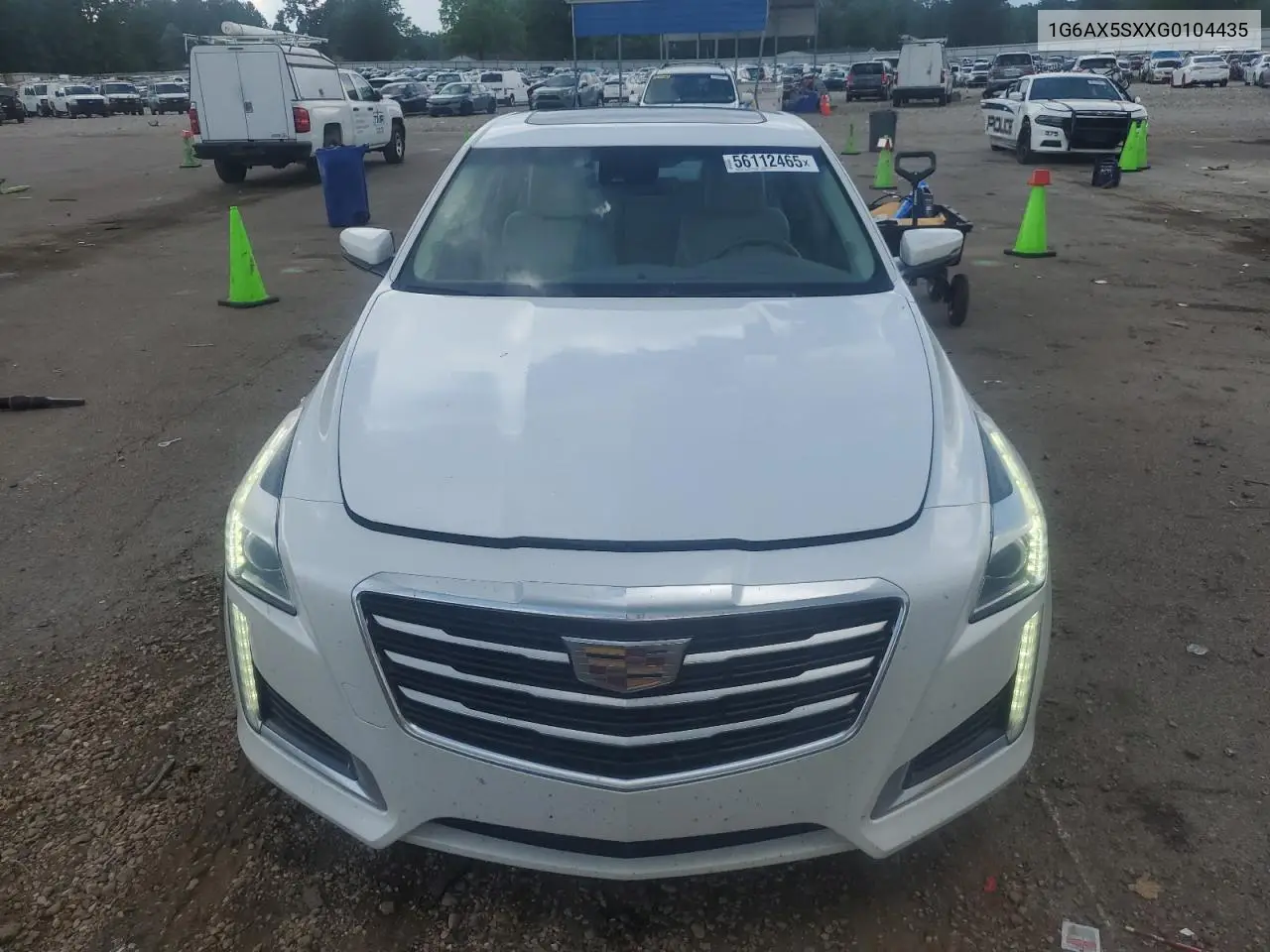 2016 Cadillac Cts Luxury Collection VIN: 1G6AX5SXXG0104435 Lot: 56112465