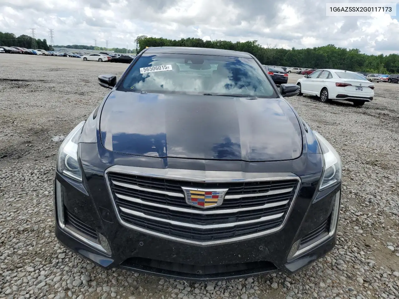 2016 Cadillac Cts Premium Collection VIN: 1G6AZ5SX2G0117173 Lot: 56506015