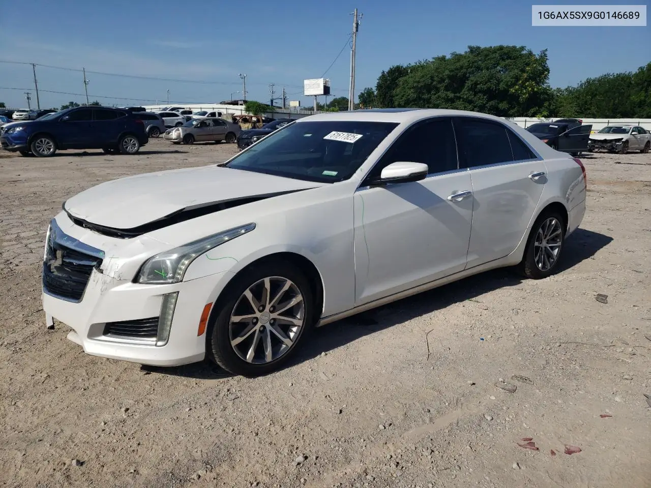 2016 Cadillac Cts Luxury Collection VIN: 1G6AX5SX9G0146689 Lot: 61617825