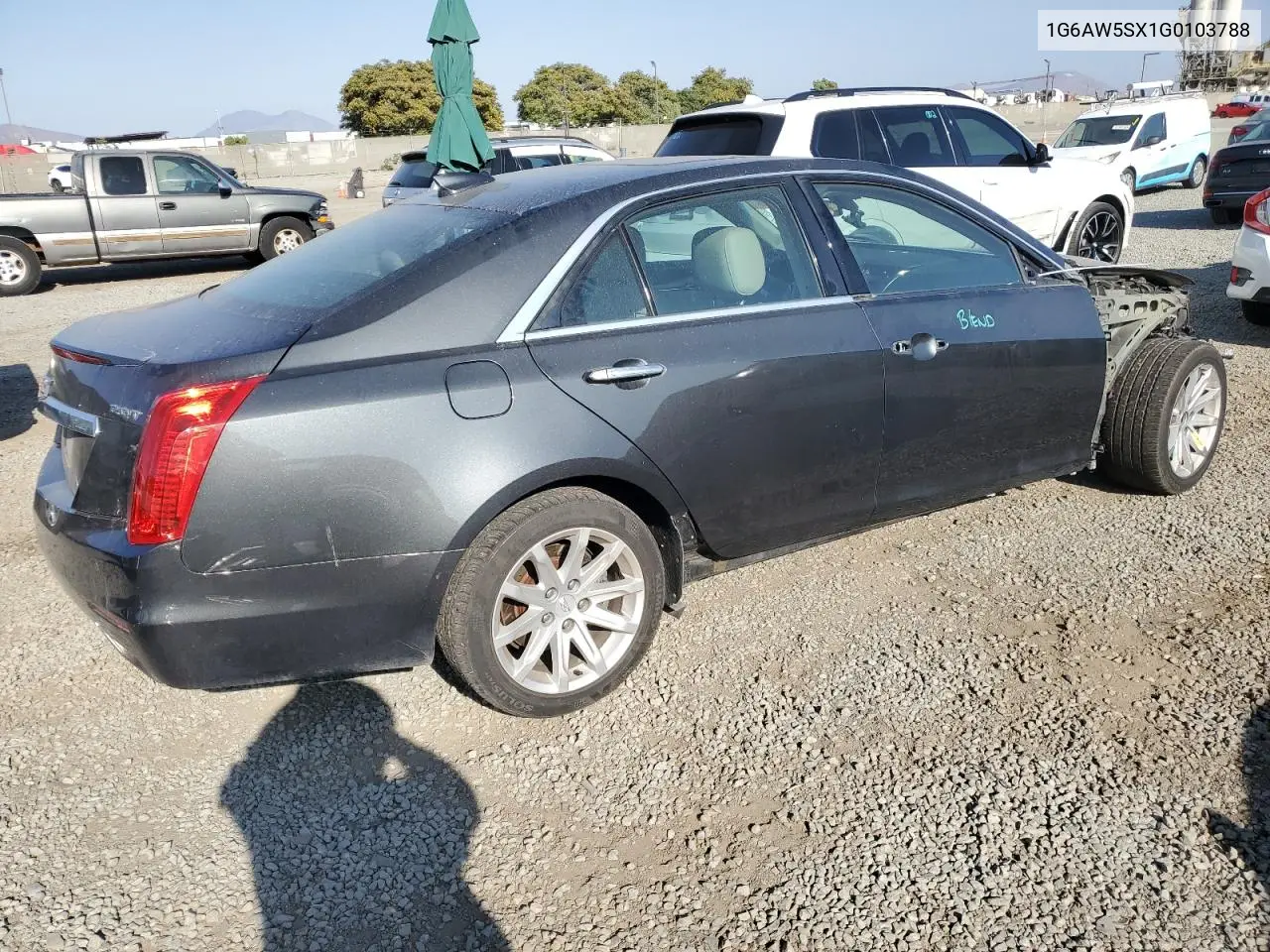 2016 Cadillac Cts VIN: 1G6AW5SX1G0103788 Lot: 62091445