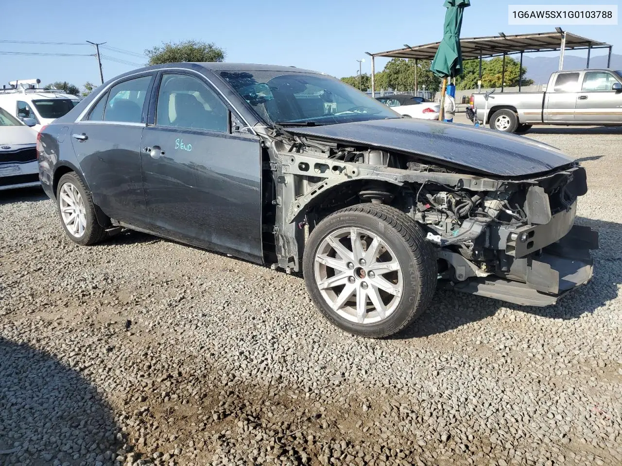2016 Cadillac Cts VIN: 1G6AW5SX1G0103788 Lot: 62091445