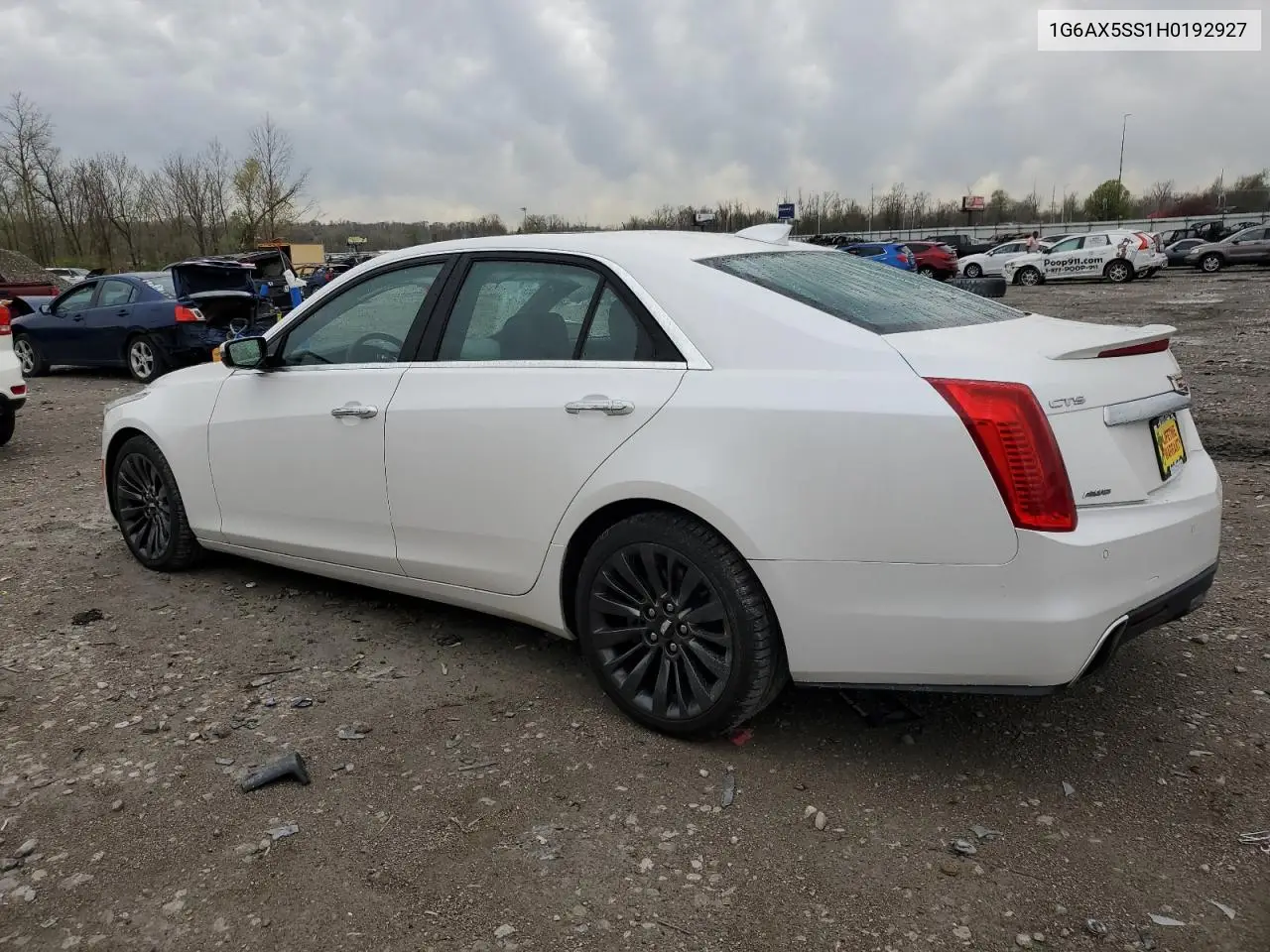 2017 Cadillac Cts Luxury VIN: 1G6AX5SS1H0192927 Lot: 51252755