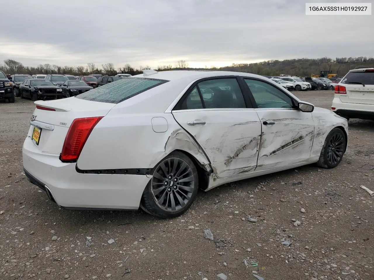 2017 Cadillac Cts Luxury VIN: 1G6AX5SS1H0192927 Lot: 51252755
