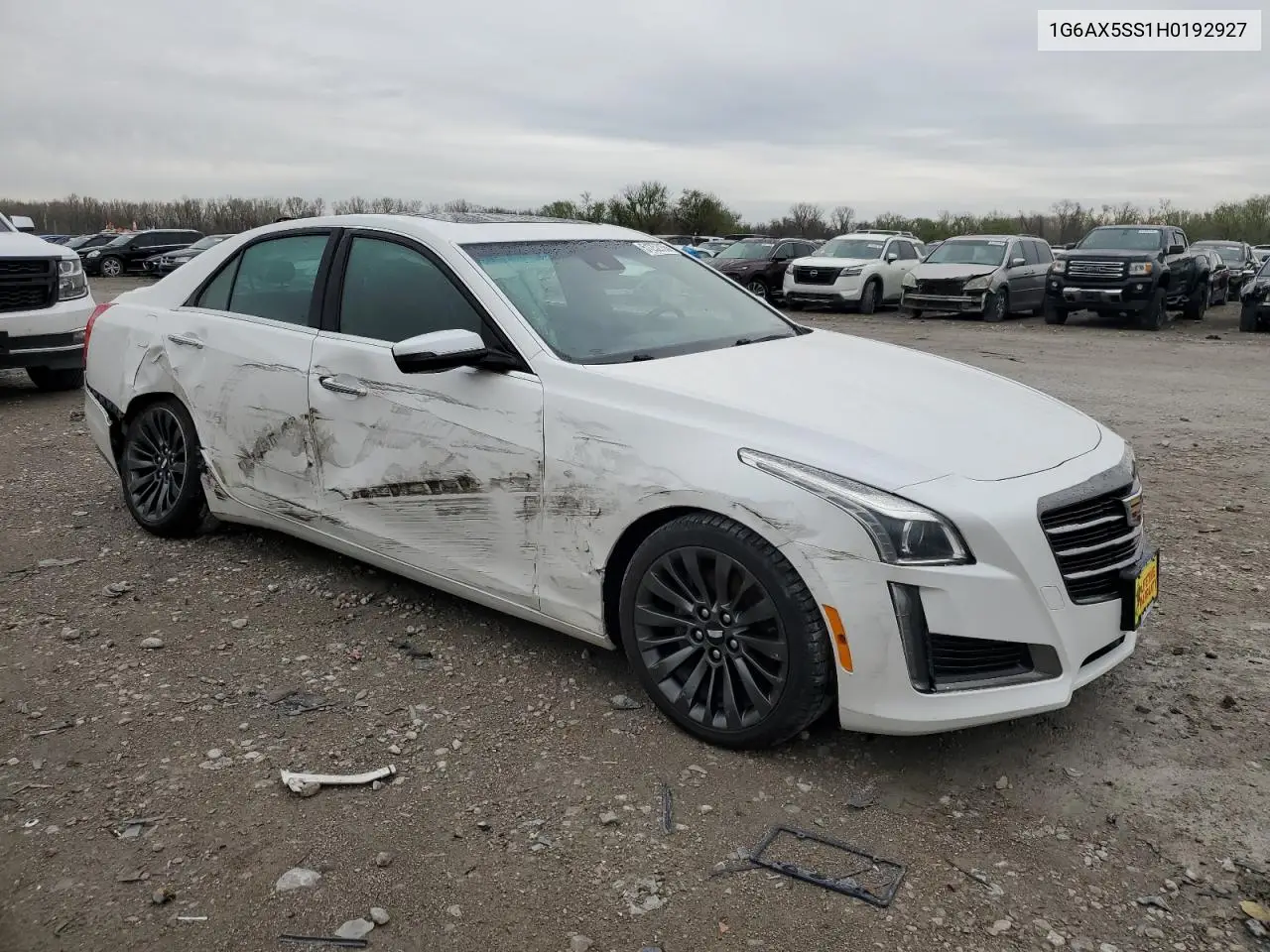 2017 Cadillac Cts Luxury VIN: 1G6AX5SS1H0192927 Lot: 51252755