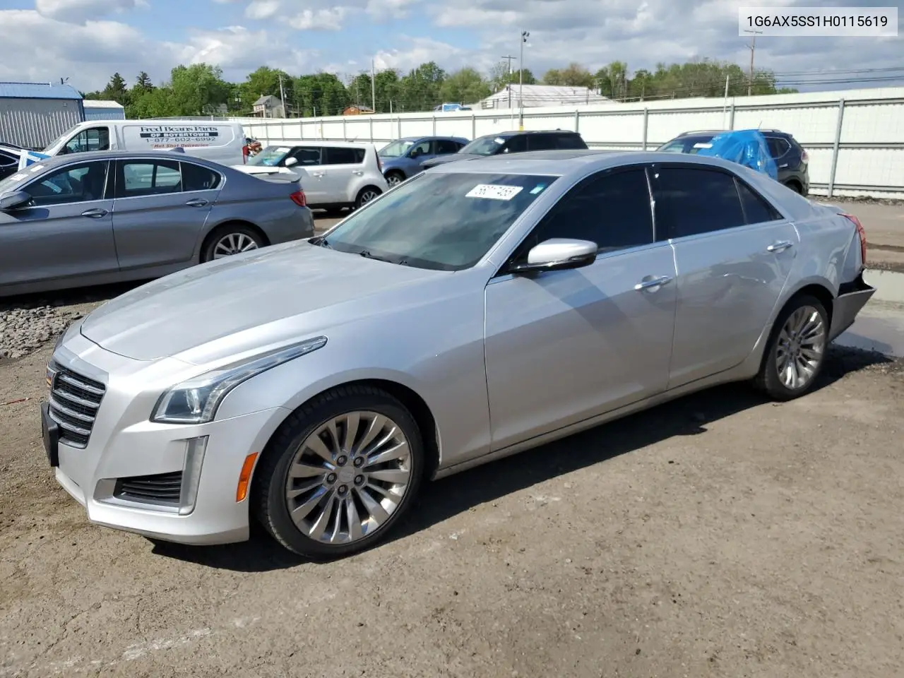 2017 Cadillac Cts Luxury VIN: 1G6AX5SS1H0115619 Lot: 56017455