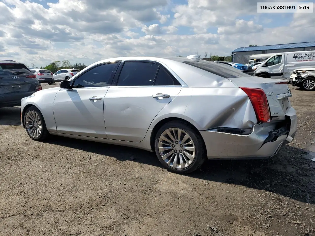 2017 Cadillac Cts Luxury VIN: 1G6AX5SS1H0115619 Lot: 56017455