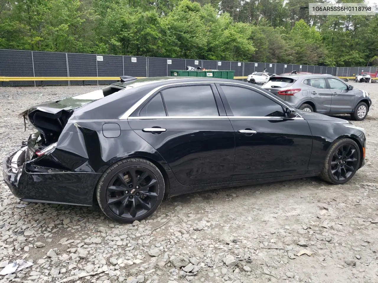 2017 Cadillac Cts Luxury VIN: 1G6AR5SS6H0118798 Lot: 56301125