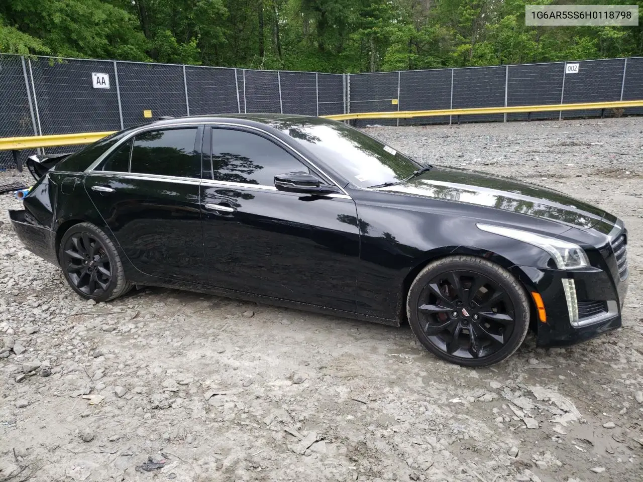 2017 Cadillac Cts Luxury VIN: 1G6AR5SS6H0118798 Lot: 56301125