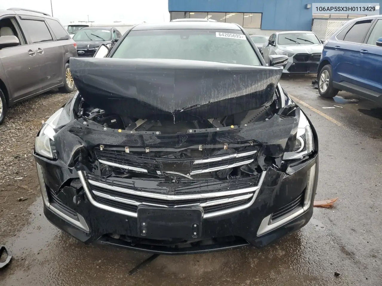 2017 Cadillac Cts VIN: 1G6AP5SX3H0113429 Lot: 64205695