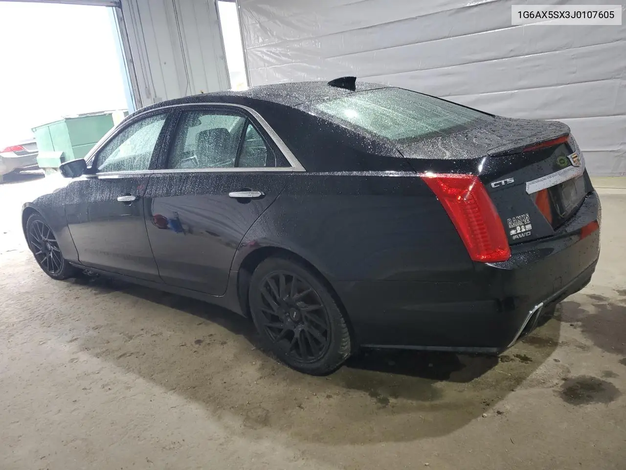 2018 Cadillac Cts Luxury VIN: 1G6AX5SX3J0107605 Lot: 55756235