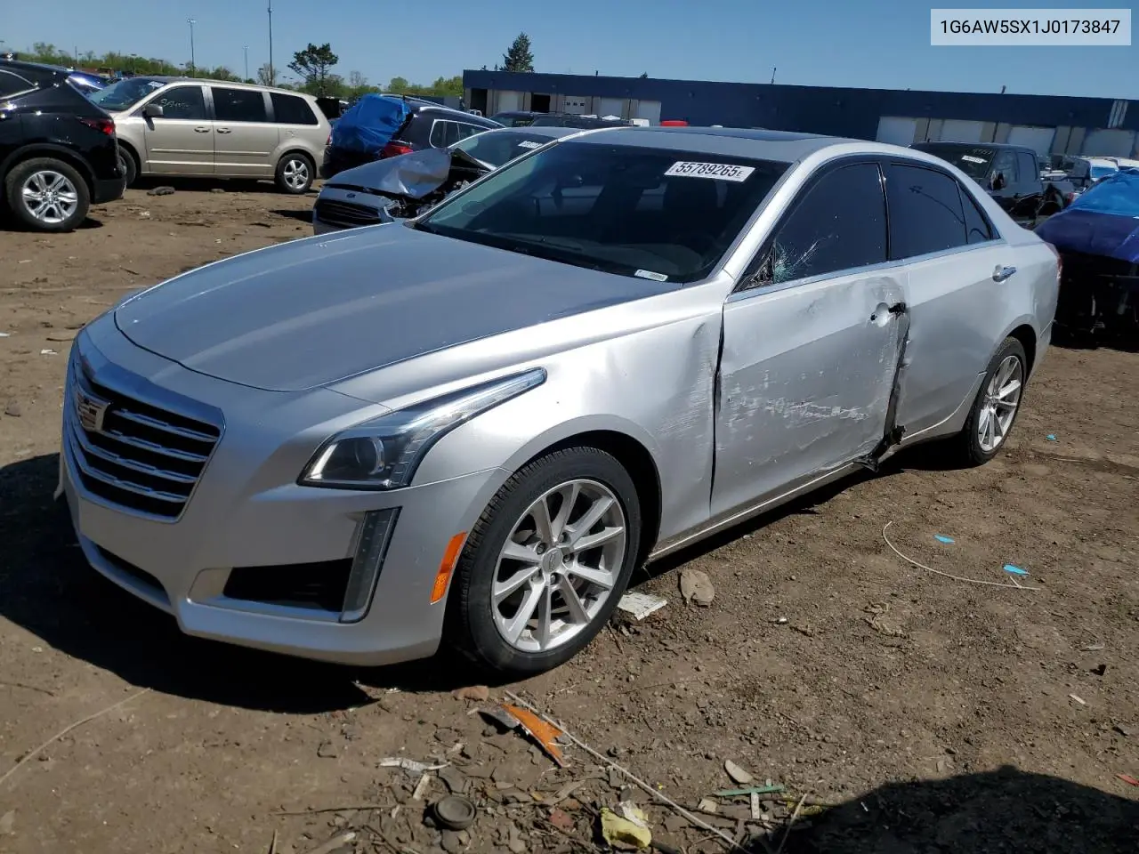 2018 Cadillac Cts VIN: 1G6AW5SX1J0173847 Lot: 55789265