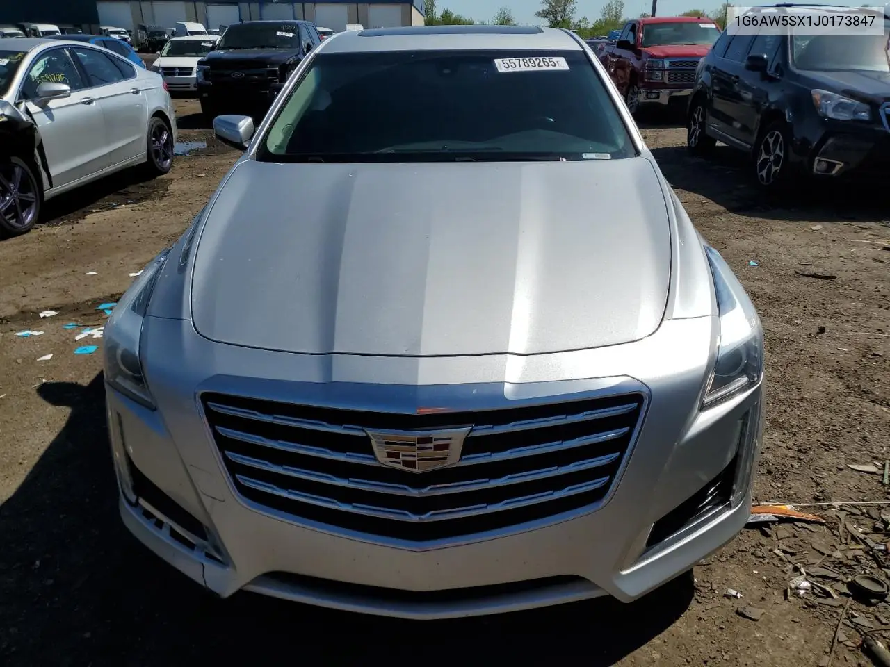 2018 Cadillac Cts VIN: 1G6AW5SX1J0173847 Lot: 55789265