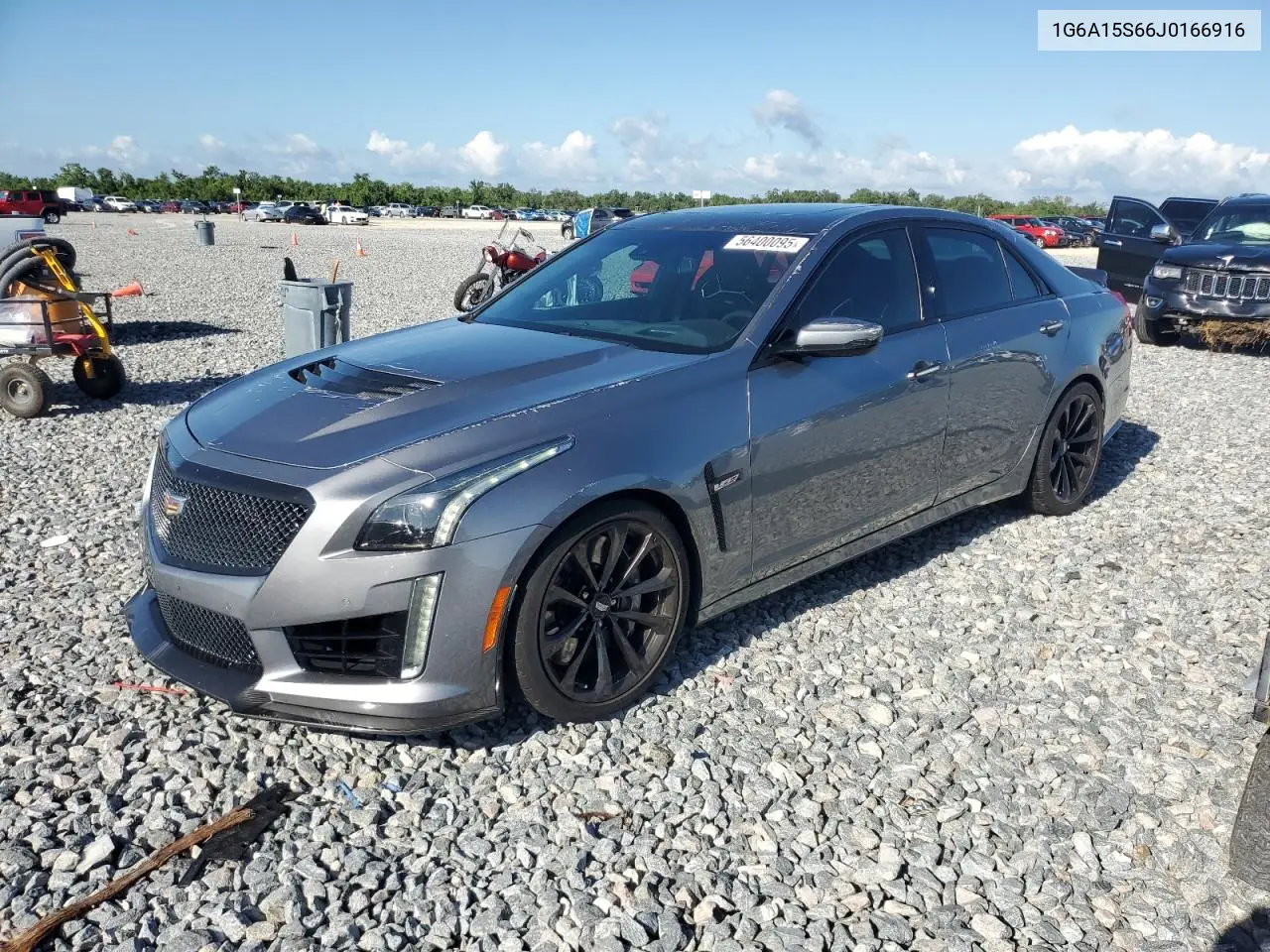2018 Cadillac Cts-V VIN: 1G6A15S66J0166916 Lot: 56400095