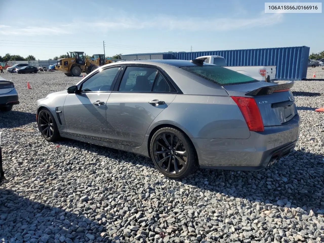 2018 Cadillac Cts-V VIN: 1G6A15S66J0166916 Lot: 56400095