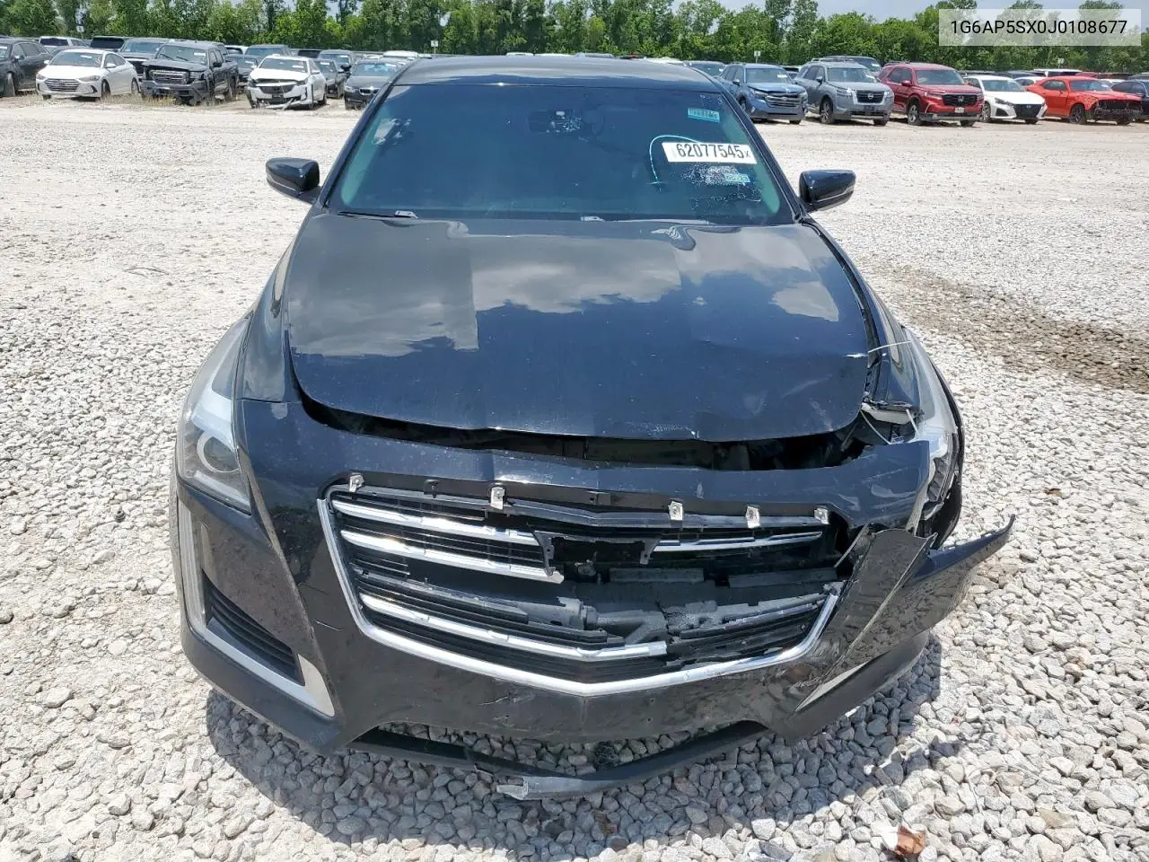 2018 Cadillac Cts VIN: 1G6AP5SX0J0108677 Lot: 62077545